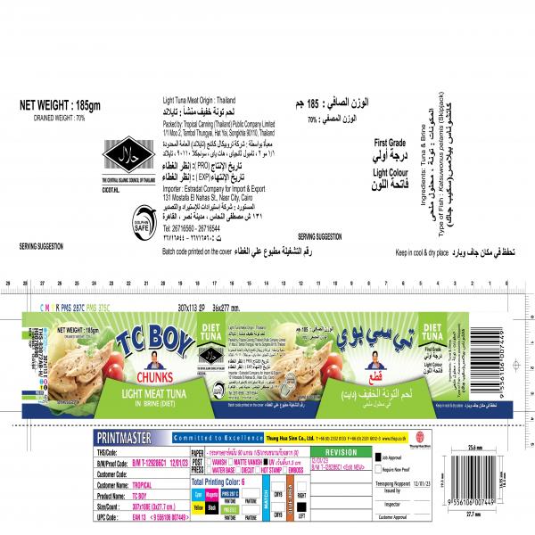 Chunks Light Meat Tuna In Brine