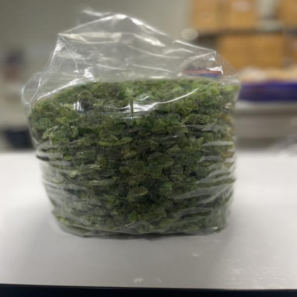 Dehydrated kiwi fruit