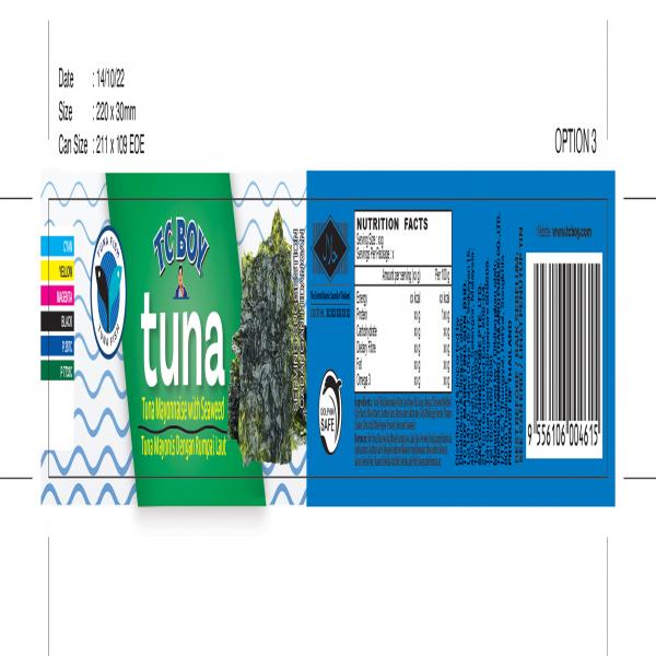 สลัดทูน่ามายองเนสผสมสาหร่าย