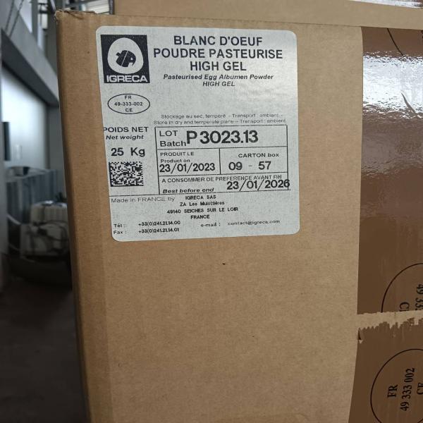 ผงไข่ขาว