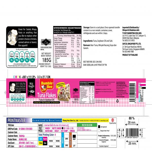 TUNA FLAKES IN SOY BEAN OIL