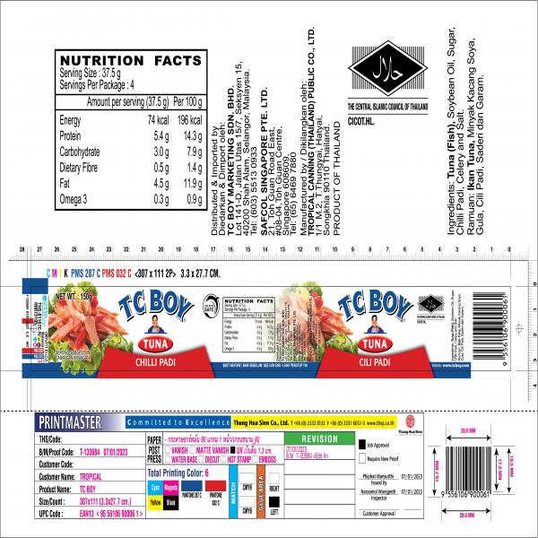 ปลาทูน่าผสมพริก