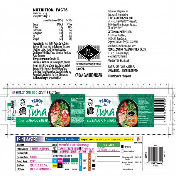 TUNA WITH GARLIC & HERB