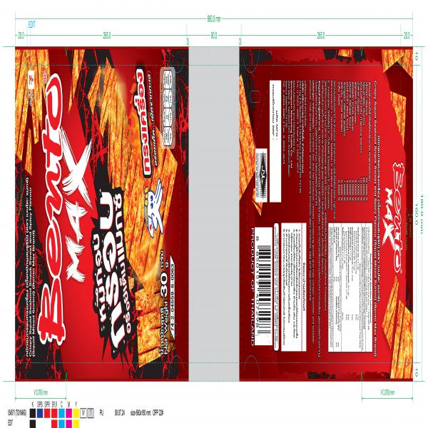 Crispy Squid Seafood Snack Sweet and Spicy Flavour (Squid Mixed Surimi) (Bento Max Brand)