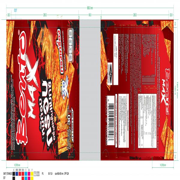 Crispy Squid Seafood Snack Sweet and Spicy Flavour (Squid Mixed Surimi) (Bento Max Brand)