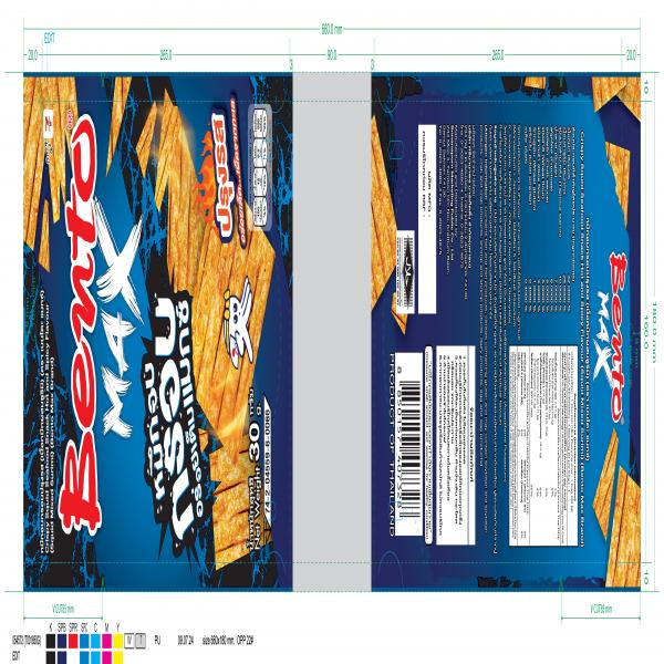 Crispy Squid Seafood Snack Hot and Spicy Flavour (Squid Mixed Surimi) (Bento Max Brand)