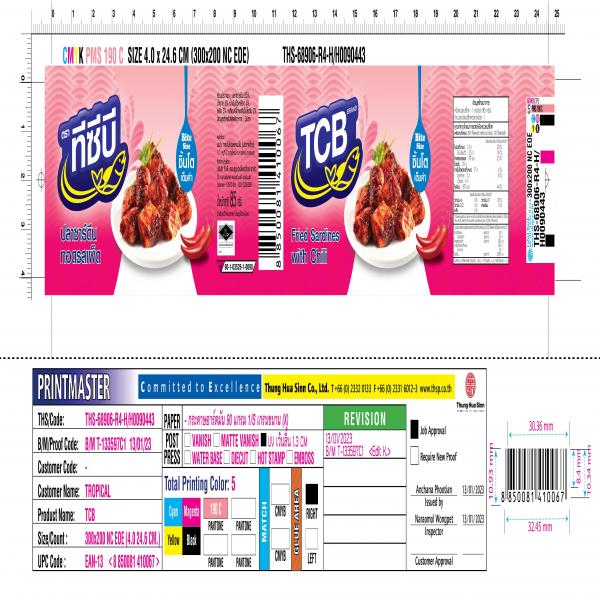 ปลาซาร์ดีนทอดรสเผ็ด