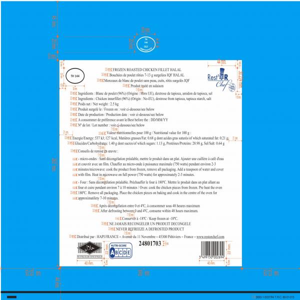 ROASTED CHICKEN INNER FILLET PIECES