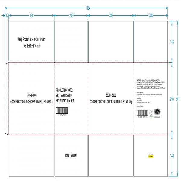  COOKED COCONUT CHICKEN MINI FILLET 