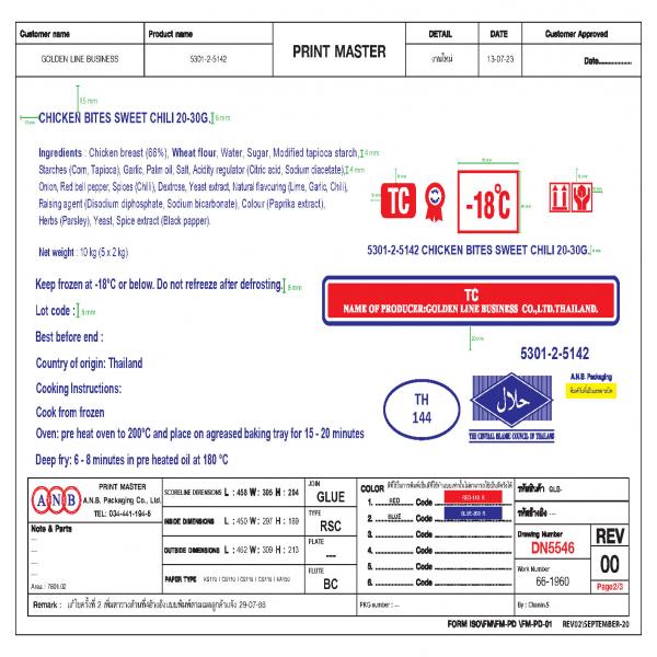 อกไก่ทอด