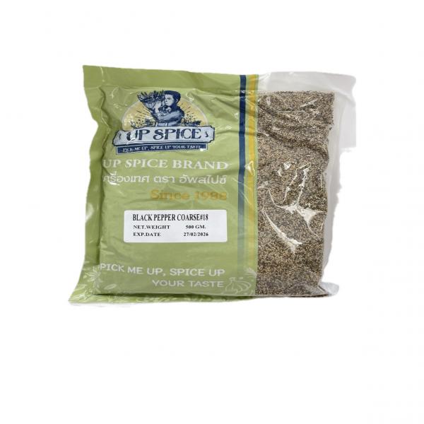 เมล็ดพริกไทยดำบดหยาบ เบอร์18