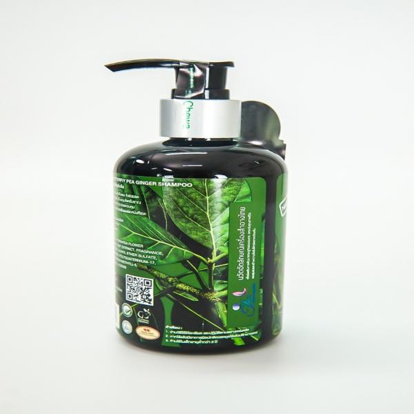 แชมพูสมุนไพรใบหมี่อัญชันขิง