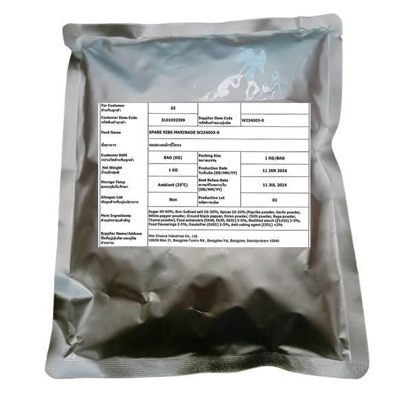Spare ribs marinade
