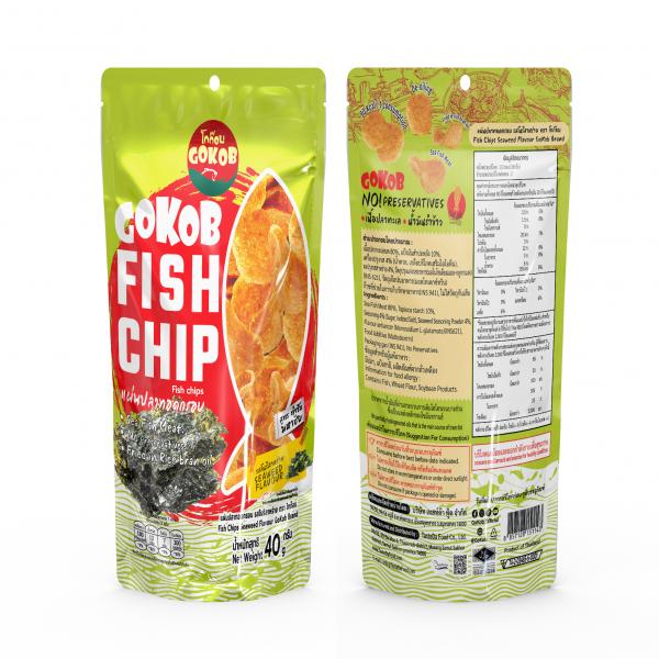 Fish Chips Seaweed Flavour GoKob Brand