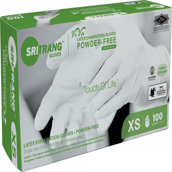 Latex Powder-Free Examination Gloves (ViVa)