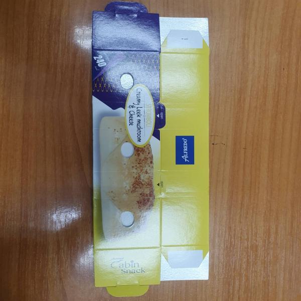 Stromboli Creamy Leek Mushroom & Cheese