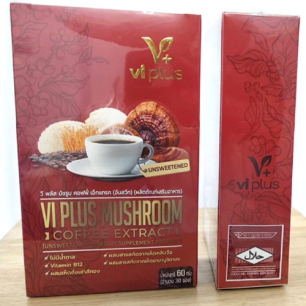 Vi Plus MUSHROOM COFFEE EXTRACT (Un Sweetened)