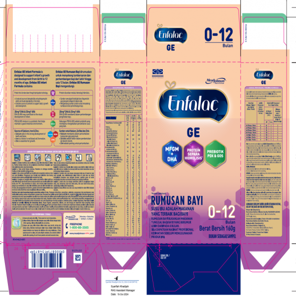 ENFALAC GE INFANT FORMULA (RUMUSAN BAYI)