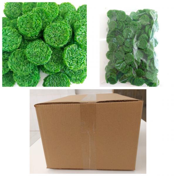 Rice-Cracker -Big (Dry Plate) with Watermelon Juice, Pandan