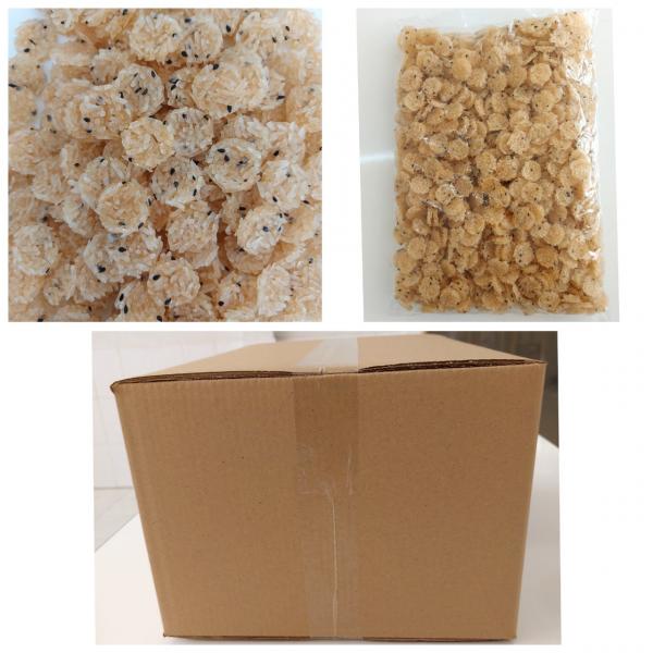 Rice-Cracker Mini Dry Plate with Watermelon Juice, Mix with sesame