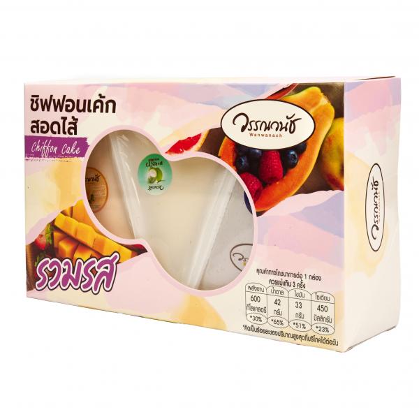 ชิฟฟ่อนสอดไส้สตรอว์เบอร์รี่