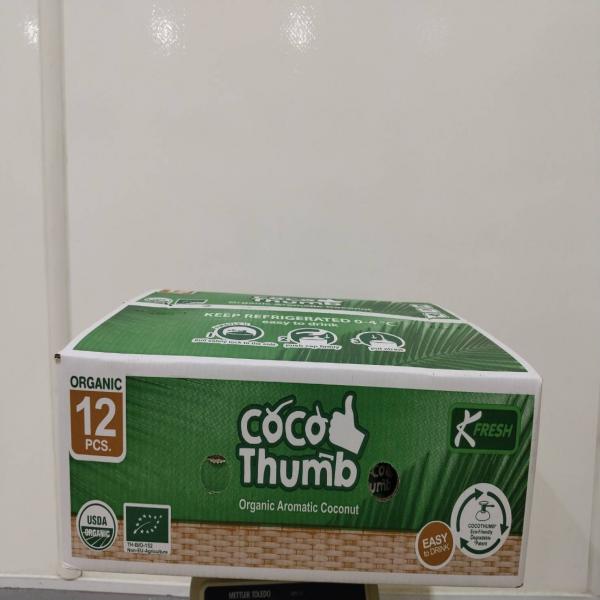 ORGANIC FRESH AROMATIC COCONUT EASY TO DRINK COCO THUMB BRAND