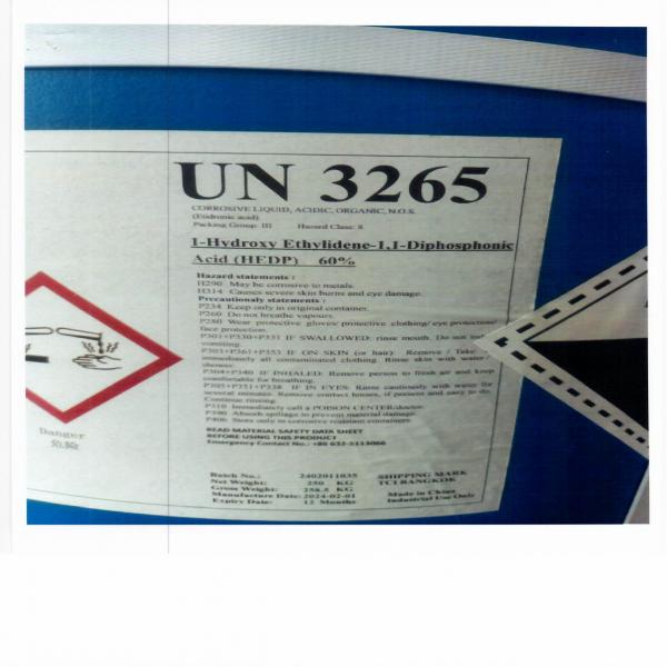 1-Hydroxy Ethylidene-1,1 Diphosphonic Acid (HEDP 60%)