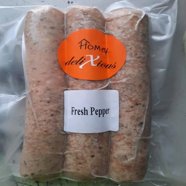 Jumbo Fresh Pepper Sausage