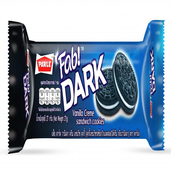 FAB! DARK VANILLA CREME SANDWICH COOKIES