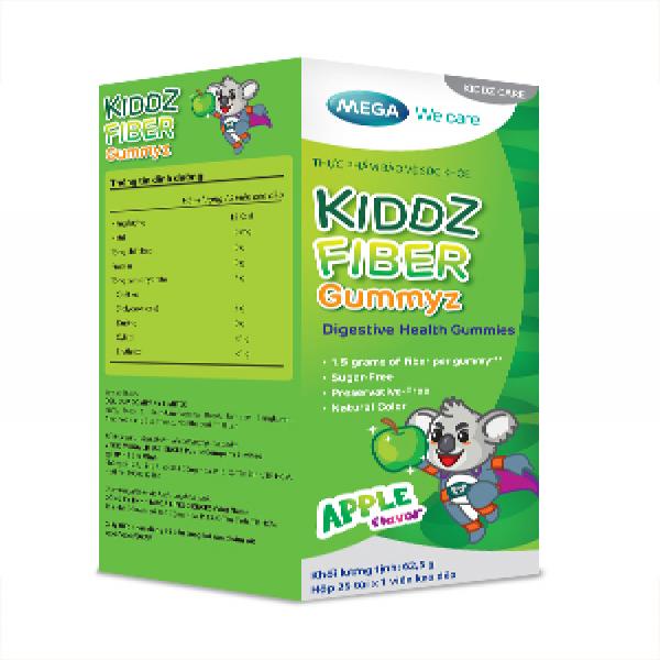 Sugar Free Gummy Plus Fiber Apple Flavour (Kiddz Fiber Brand)