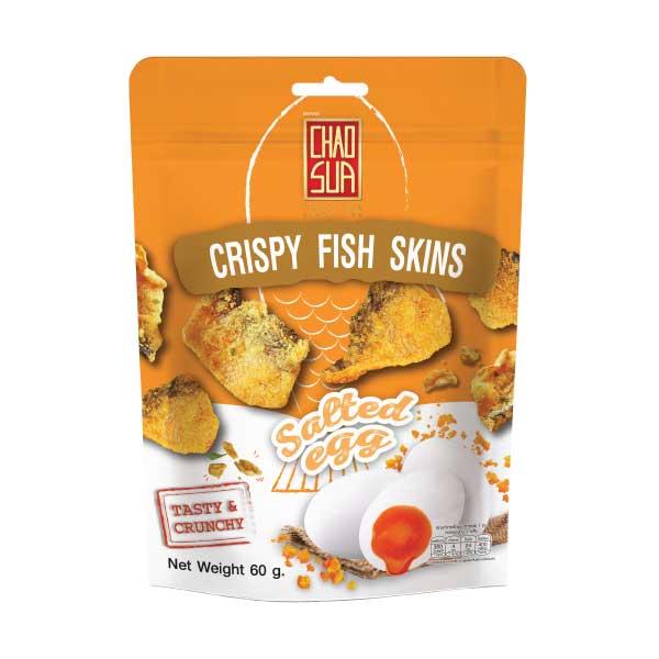 Crispy Fish Skins Salted Egg flavor