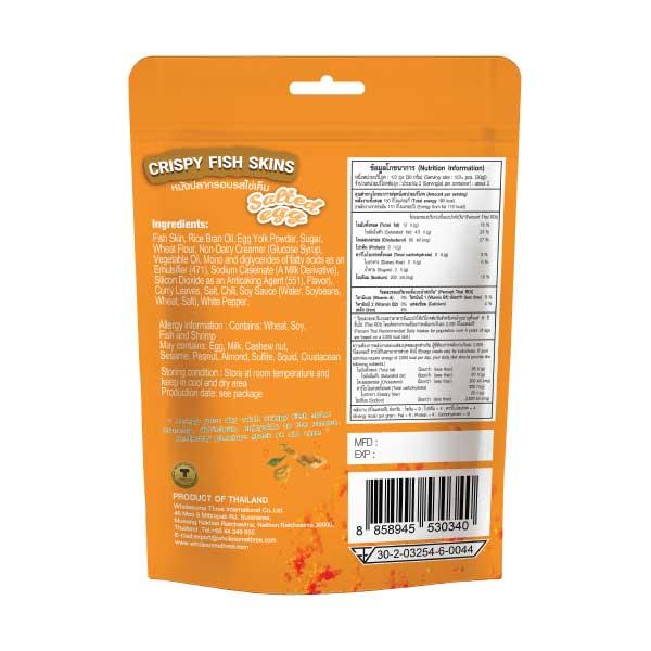 Crispy Fish Skins Salted Egg flavor
