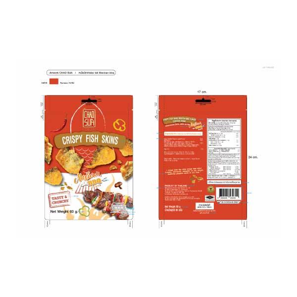 Crispy Fish Skins Barbeque flavor