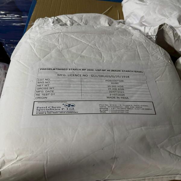 Pregelatinised Starch