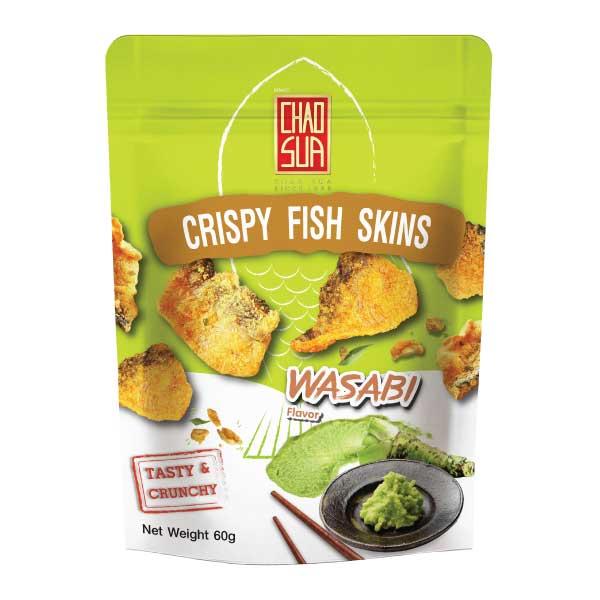 Crispy Fish Skins Wasabi flavor