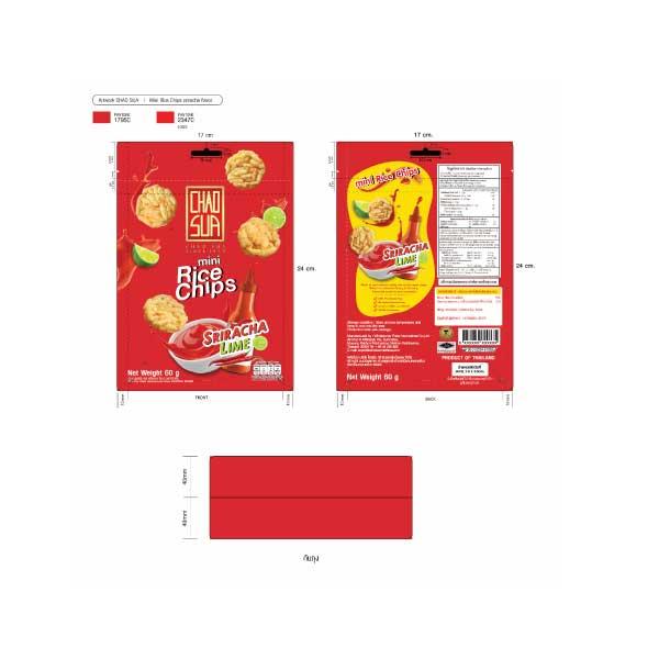 Mini Rice Chips Sriracha Lime flavor