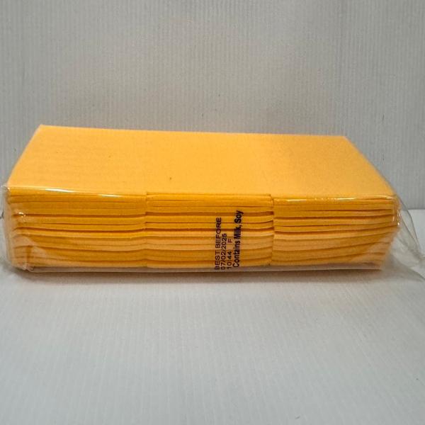 COLOURED BURGER SLICES PROCESSED CHEESE
