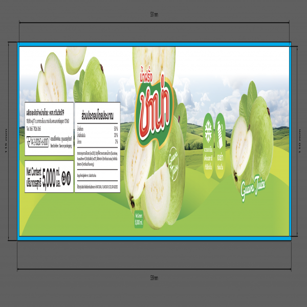 น้ำฝรั่ง80%   (ตราชาน่า)