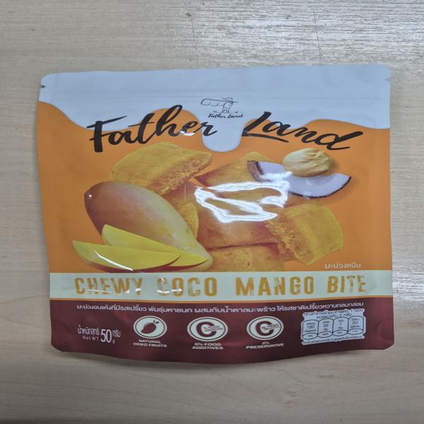 Chewy coco mango bite