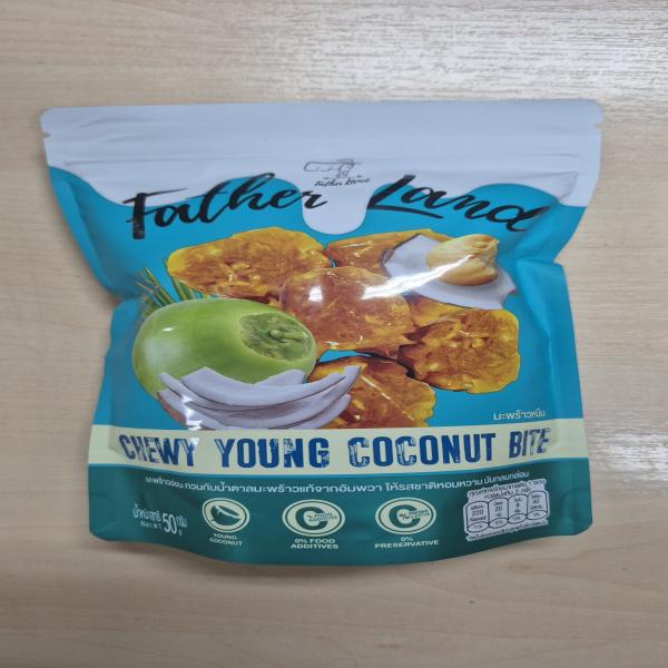 Chewy young coconut bite