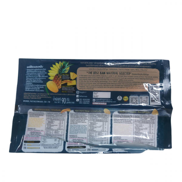 Natural dried mixed fruits