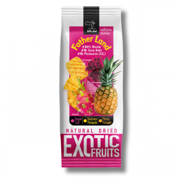 สับปะรด แก้วมังกร อบหนึบ