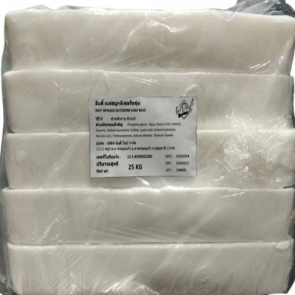 INDY OPAQUE GLYCERINE SOAP BASE