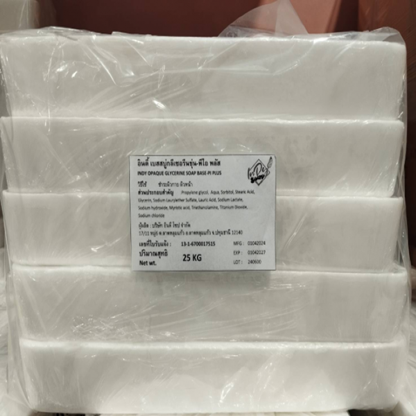 อินดี้ เบสสบู่กลีเซอรีนขุ่น-พีไอ พลัส