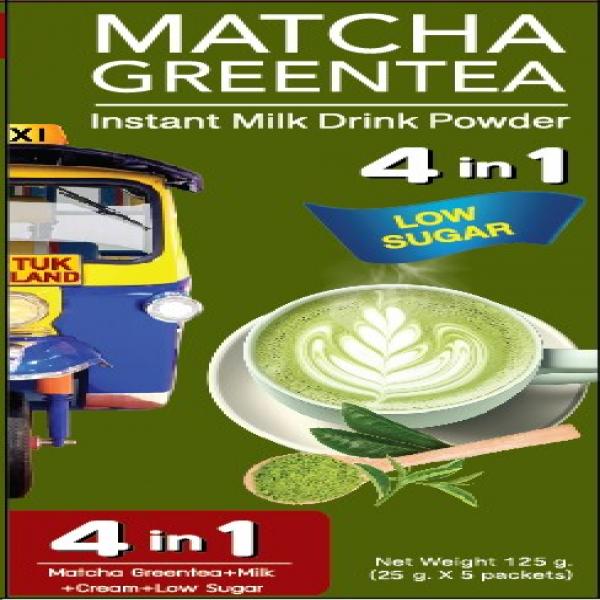 Instant Milk Drink Powder Matcha greentea Flavored