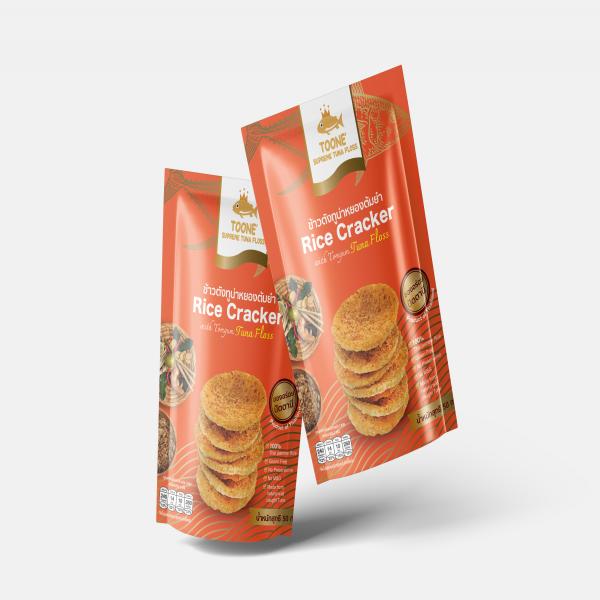 TOONE' Rice Cracker With TOM YUM Tuna Floss