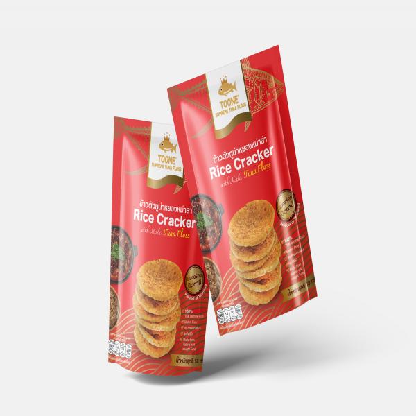 TOONE' Rice Cracker with Mala Tuna Floss