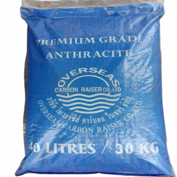 Anthracite สำหรับกรองน้ำ (ขนาด 0.80-2.0mm.,ขนาด 2-5มม.,ขนาด 5-10มม.,ขนาด 10-15มม., ES=0.50, ES=0.85, ES=1.0, ES=1.20)