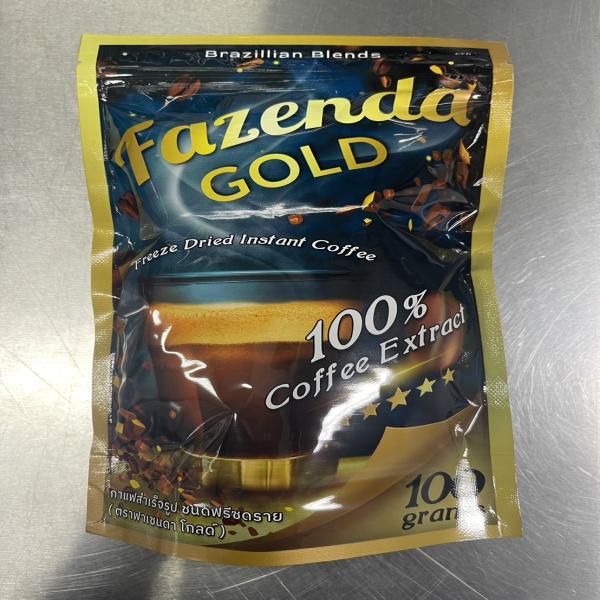 Freeze Dried Instant Coffee (FAZENDA GOLD BRAND)