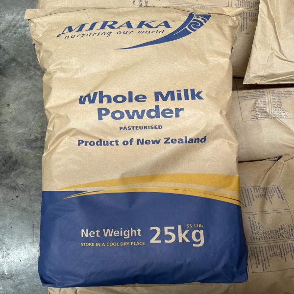 Whole Milk Powder – Miraka Limited ,Mokai ,Atiamuri ,New Zealand